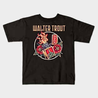 Walter Trout blues Kids T-Shirt